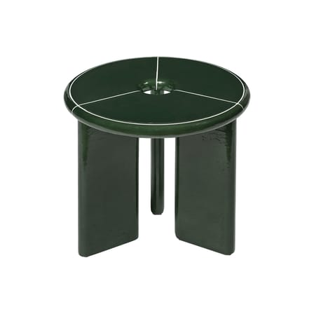 Tavolino d'appoggio Deya pietra verde / Ø 47 x H 45 cm - Calcestruzzo spatolato - Ferm Living