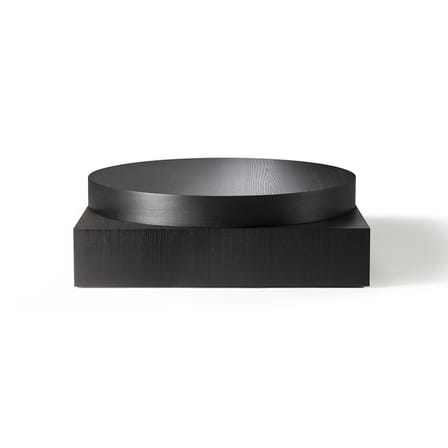 Tavolino Zymmo legno nero / 90 x 90 x H 29 cm - Zanotta