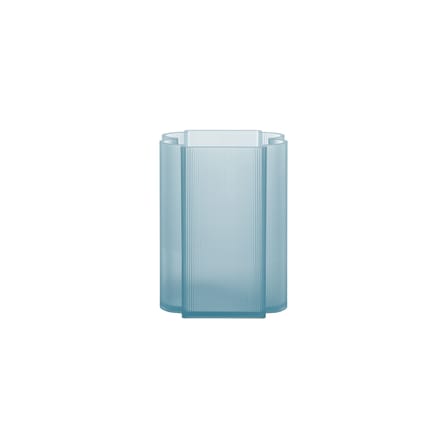 Vaso Okra materiale plastico blu / H 24 cm - Riciclato / Patricia Urquiola, 2023 - Kartell