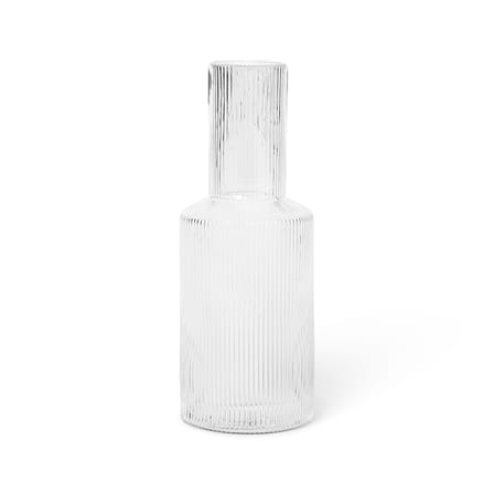 Couvercle  verre transparent pour carafe Ripple / Verre - Ferm Living
