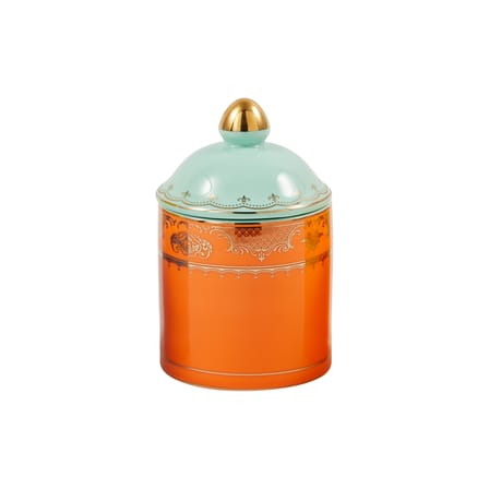 Boîte Grandpa Small céramique orange / Ø x H 14 cm - POLSPOTTEN