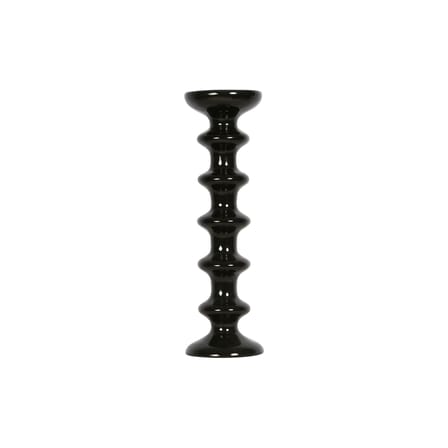 Bougeoir Slave céramique noir / H 30 cm - Maison Sarah Lavoine