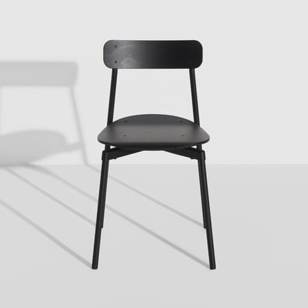 Chaise empilable Fromme bois noir - Petite Friture