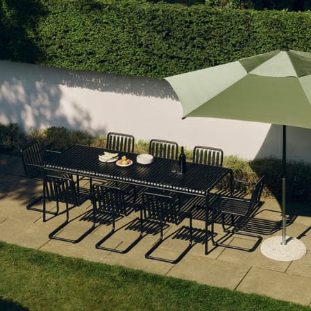 Chaise Palissade Cantilever métal blanc - Hay