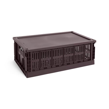 Couvercle  plastique rouge / Pour panier Colour Crate Large 35,5 x 54,5 cm - Hay
