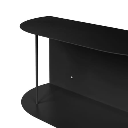 Etagère murale Lina courte métal noir / L 60 cm / Seconde vie - NOO.MA
