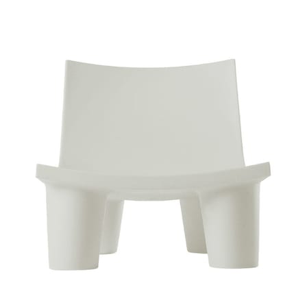 Fauteuil bas Low Lita plastique blanc - Slide