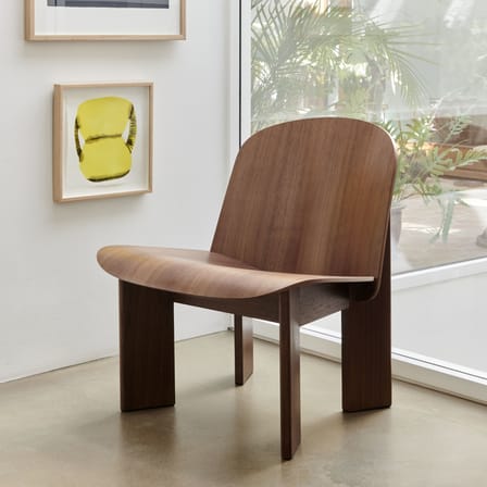 Fauteuil Chisel bois naturel - Hay