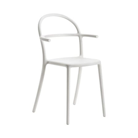 Fauteuil empilable Generic C plastique blanc /  Philippe Starck, 2017 - Kartell