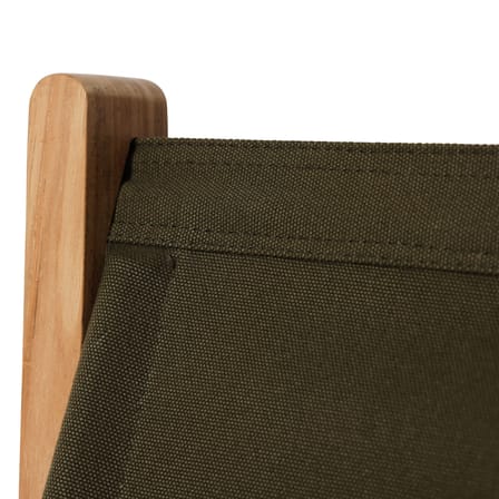 Fauteuil Explorer tissu vert - HK LIVING