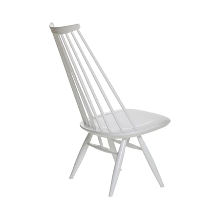 Fauteuil Mademoiselle Lounge bois blanc / Ilmari Tapiovaara, 1956 - ARTEK