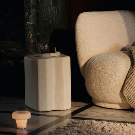 Chauffeuse Rico Piccolo / Tissu bouclé - Ferm Living