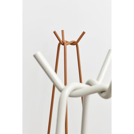 Kleiderständer mit Fuß Knit metall braun / Stahl - H 161 cm - Hay