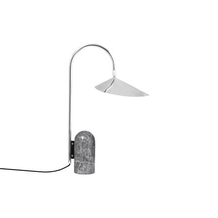 Lampada da tavolo Arum metallo / Orientabile - Marmo / H 53 cm - Ferm Living