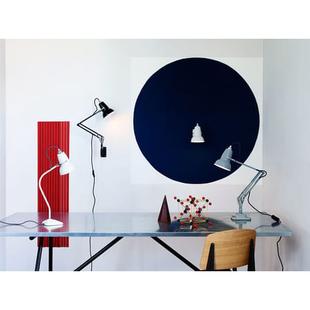 Lampe de table Original 1227 Mini métal noir / 2 bras articulés - H max 50 cm /Réédition 1930' / Seconde vie - Anglepoise