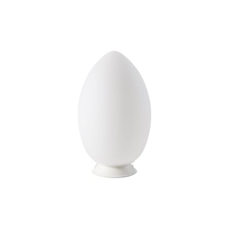 Lampe extérieur sans fil rechargeable Uovo LED verre blanc / Ø 18 x H 30 cm - Ben Swildens, 1972 - Fontana Arte