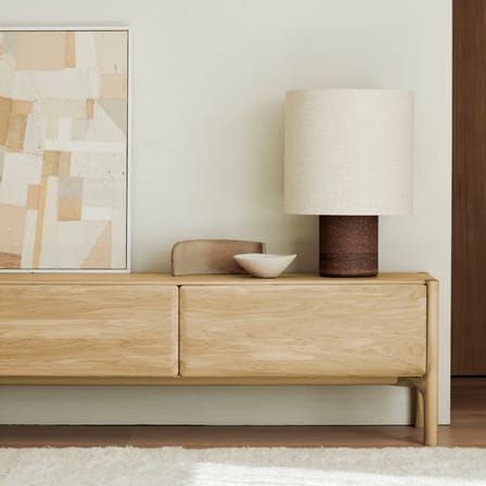 Meuble TV PI bois naturel / L 164 x P 45 x H 53 cm - Ethnicraft