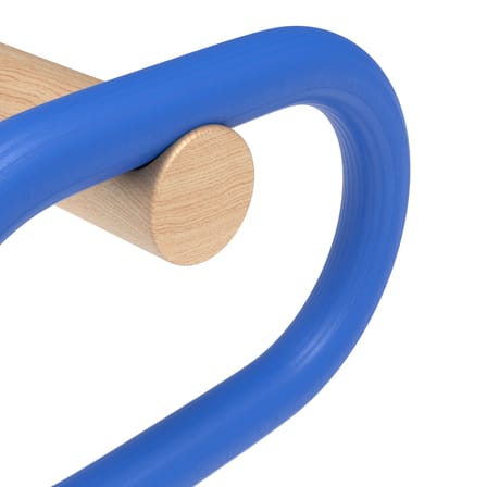 Patère Fernand Horizontale bois bleu - Hartô