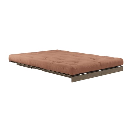 Schlafcouch Roots holz braun / B 140 cm - 3 Positionen / Struktur Braun - KARUP