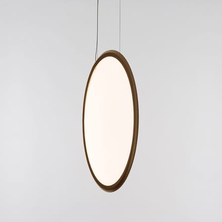 Suspension Discovery Vertical LED plastique transparent / Ø 100 cm - Bluetooth - Artemide