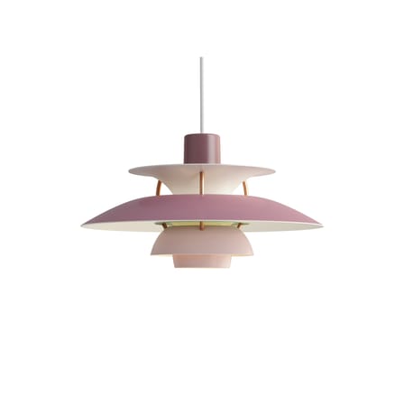 Suspension PH 5 Mini métal rose / Ø 30 cm - Louis Poulsen