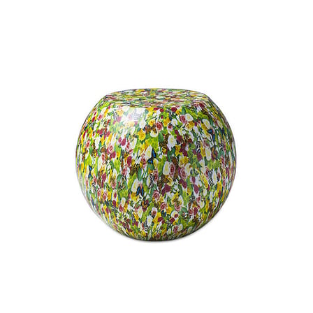Table d'appoint Bong plastique matériau composite multicolore / Giulio Cappellini, 2004 - Ø 48 x H 40 cm - Fibre de verre & résine - Cappellini
