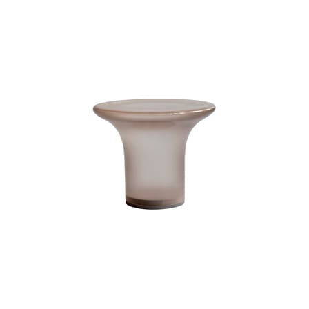 Table d'appoint Trumpet Low verre gris / Ø 45 x H 35 cm - 101 COPENHAGEN
