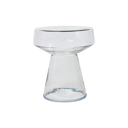 Tavolino d'appoggio Clara vetro trasparente / Ø 39 x H 44 cm - BROSTE COPENHAGEN
