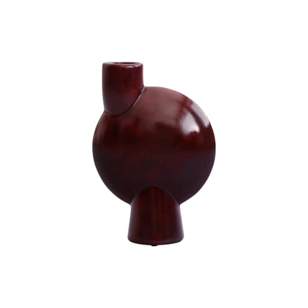 Vase Sphere Buble Medium céramique bordeaux / H 26 cm - 101 COPENHAGEN