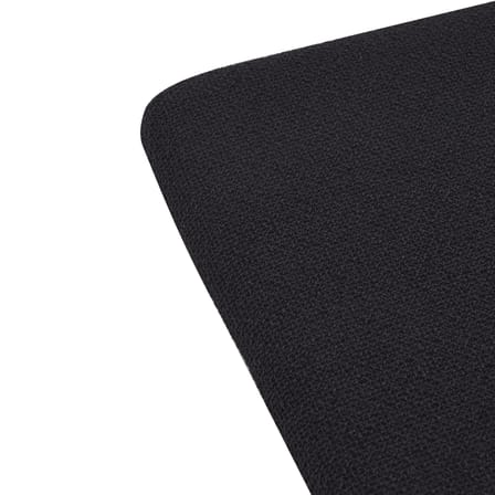  Accessory textile black / Cushion for Curva Stool - 27.5 x 32 cm - AYTM