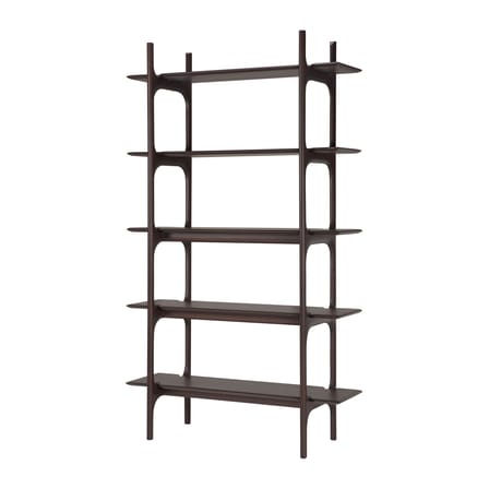 Bibliothèque PI bois marron / L 110 x H 187 cm - Ethnicraft