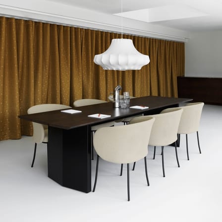 Gepolsterter Sessel Knit textil beige - Normann Copenhagen