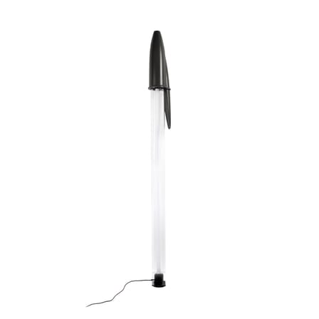 Lampe Bic Lamp plastikmaterial schwarz / LED - H 178 cm - Seletti