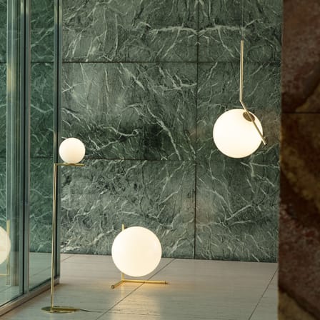 Lampe de table IC T3 10 Anniversary verre or / Or 24K - Edition numérotée & signée - Flos