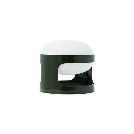 Lampe de table KD28 plastique vert / Joe Colombo, 1967 - Recyclé - Kartell