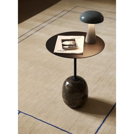 Lampe sans fil rechargeable Como SC53 LED métal bleu / H 21 cm - &tradition