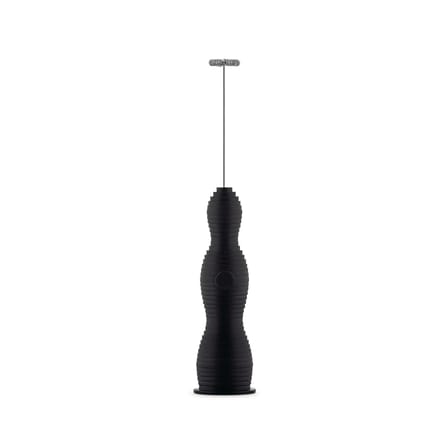 Mousseur à lait Pulcina plastique noir / Rechargeable - Alessi