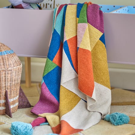 Plaid Colorine / 160 x 130 cm - Bloomingville