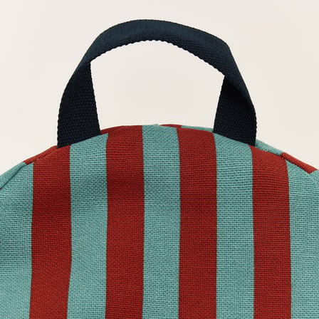 Pouf enfant Bliss tissu rouge - NOBODINOZ