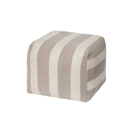 Pouf Sigrid tissu gris - BROSTE COPENHAGEN