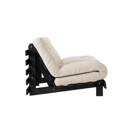 Canapé convertible Roots / L 140 cm - 3 positions / Structure noire - KARUP DESIGN