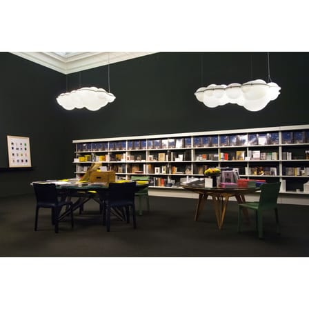 Suspension Nuvola Minor plastique blanc / LED / 100 x 58 x H 37 cm - Nemo