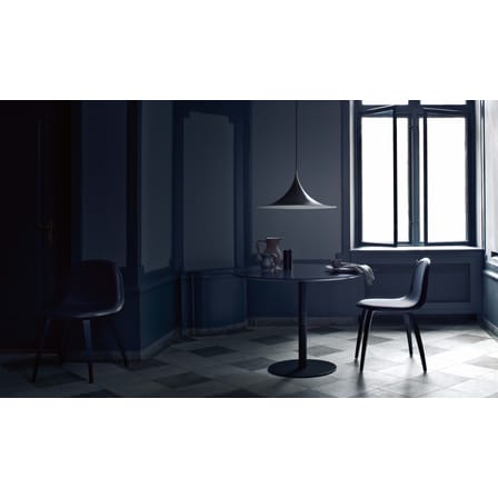 Suspension Semi métal noir / Ø 60 cm - Réédition 1968 - Gubi