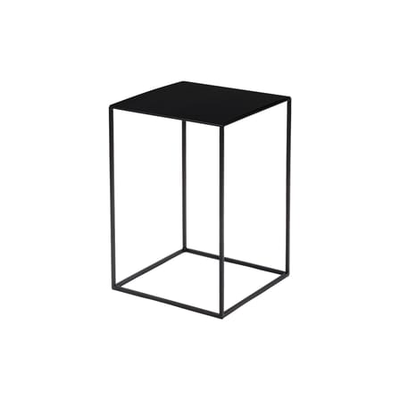 Table basse Slim Irony métal noir / 31 x 31 x H 46 cm - Zeus