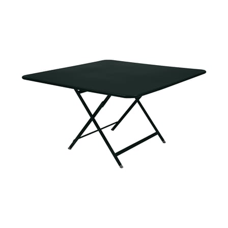 Table pliante Caractère métal noir / 128 x 128 cm - Fermob