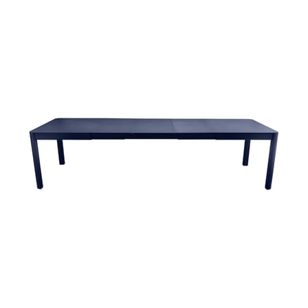 Table à rallonge Ribambelle XL métal bleu / L 149 à 299 cm - 6 à 14 personnes - Fermob