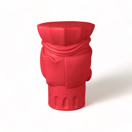 Tabouret Magna Graecia - Testa di Moro Man céramique rose - Seletti