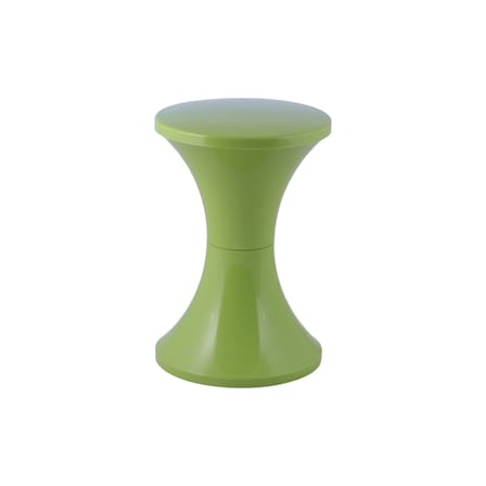 Tabouret Tam Tam Pop plastique vert / Réédition 1968 - Stamp Edition