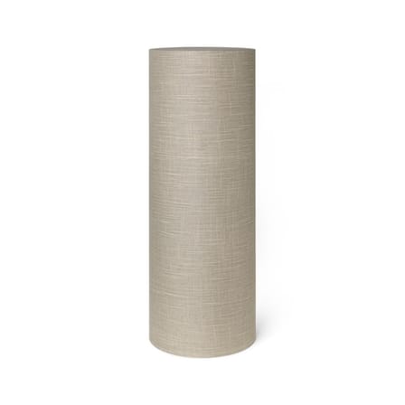 Abat-jour Eclipse Long tissu gris beige / Ø 30 x H 80 cm / Seconde vie - Ferm Living
