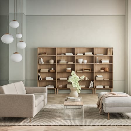 Bibliothèque Silent / L 80 x H 200 cm - Bois éco-certifié - Bolia